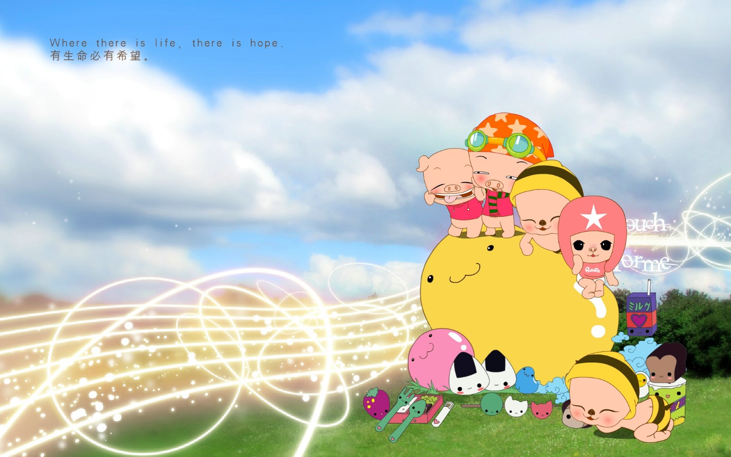 壁纸1440×900毕加猪高清宽屏壁纸壁纸,毕加