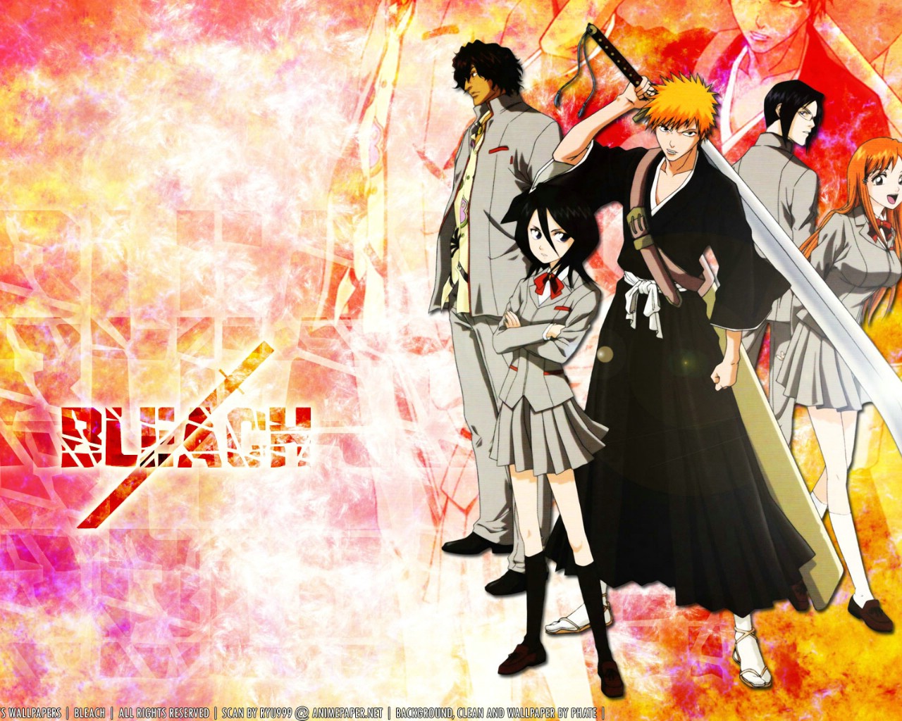 壁纸1280×1024 死神漫画 系列壁纸壁纸, 死神漫 