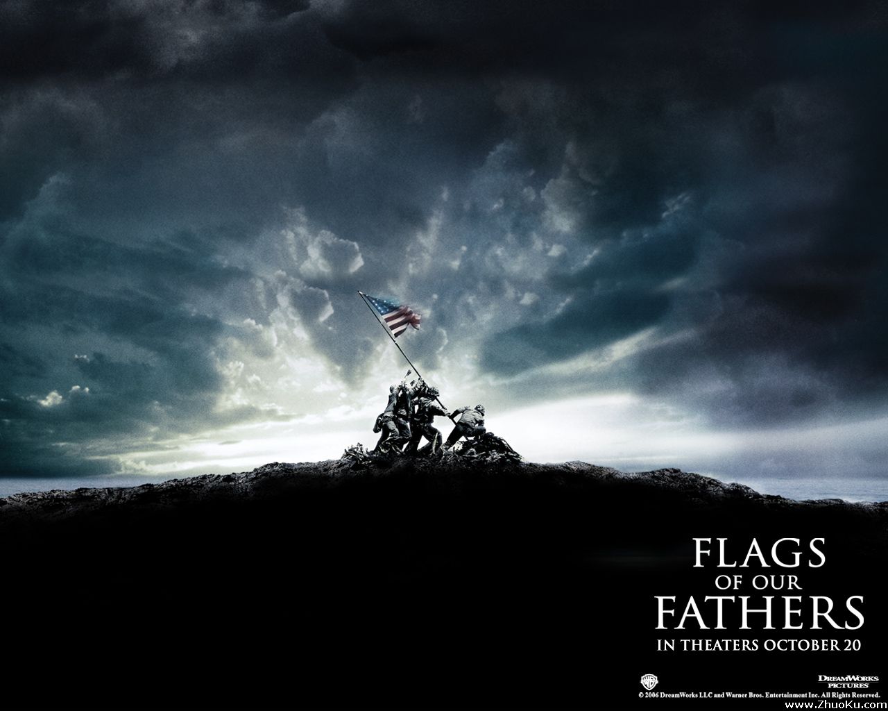 壁纸1280×1024父辈的旗帜壁纸,父辈的旗帜壁